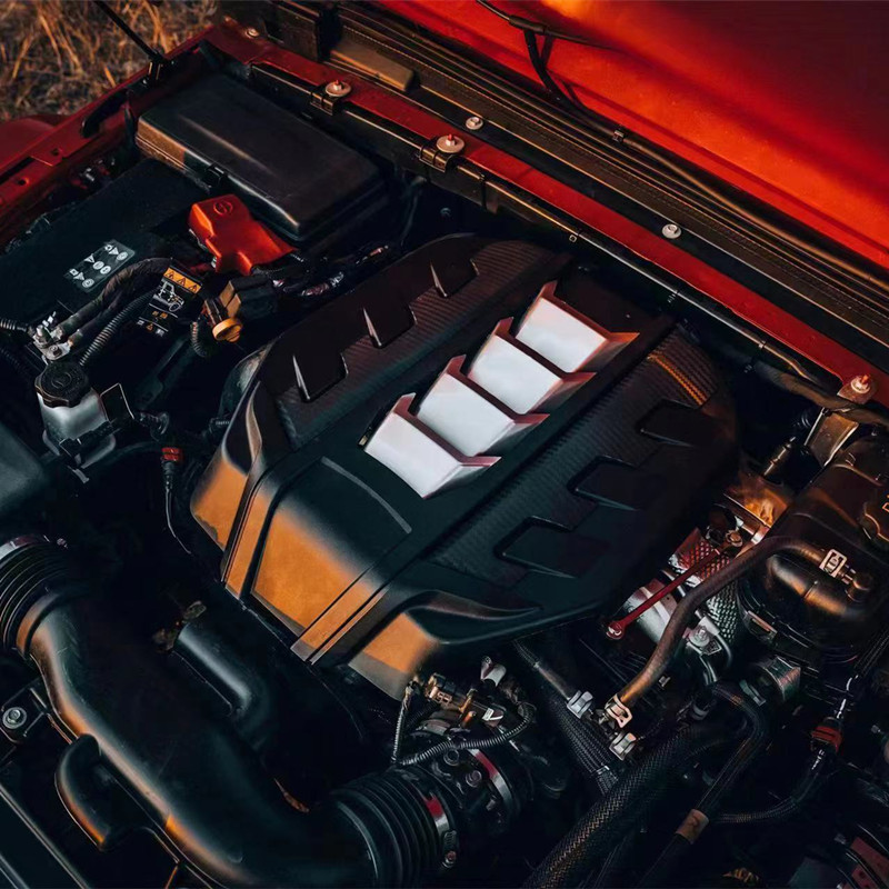 Tanso Hood with Engine Cover for Jeep Wrangler JK JL Gladiator JTGreen 4x4