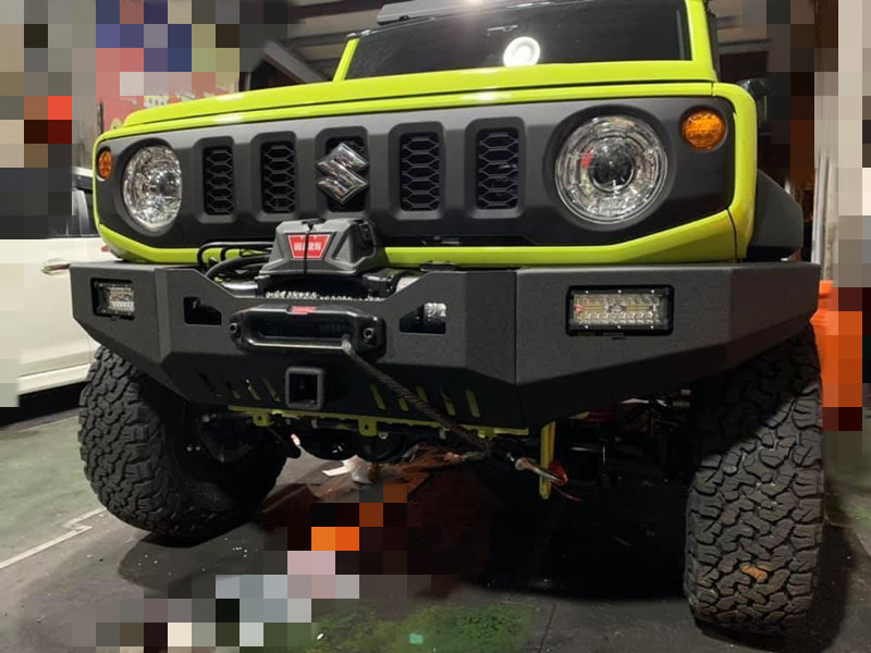 Winch Front Bumper With Light for New Suzuki Jimny Buy Suzuki Jimny