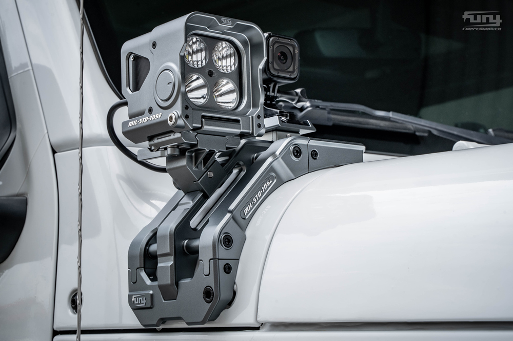 FURY Gravity Series APillar integrated Lighting Kit for Jeep Wrangler
