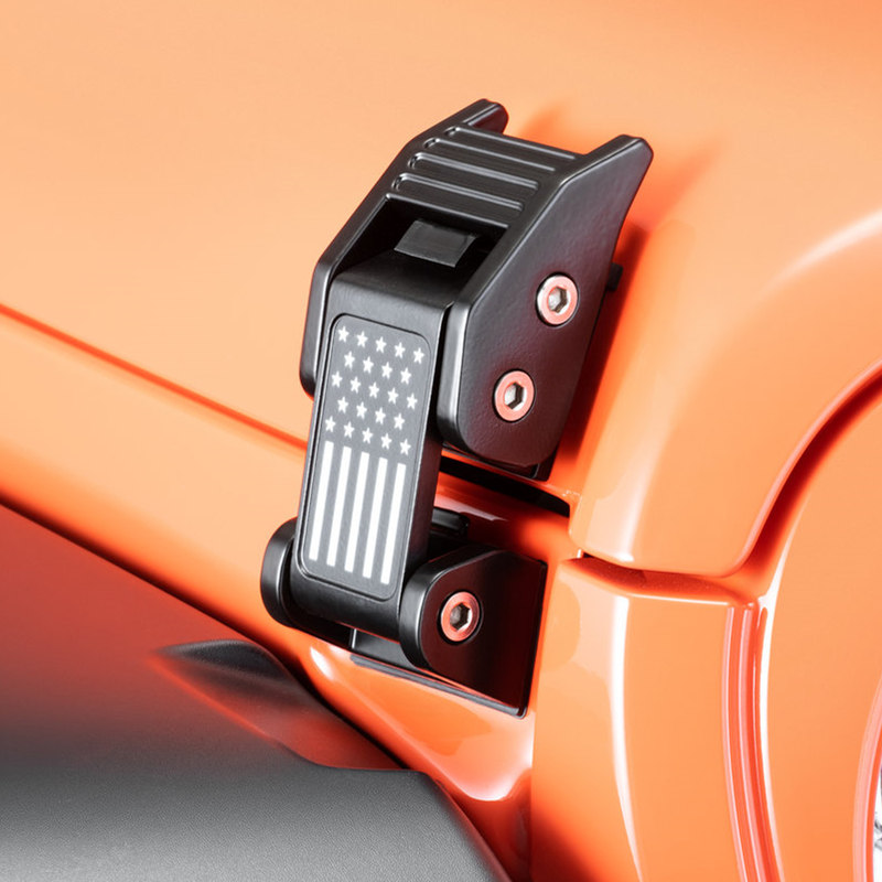 AM Flag Hood Latches for Jeep Wrangler JK & JL & Gladiator JT Buy AM